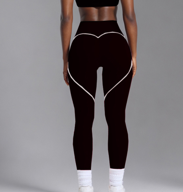 Black Heart Leggings