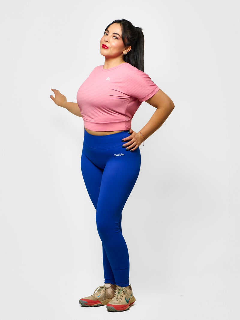 Calza Push up Blue